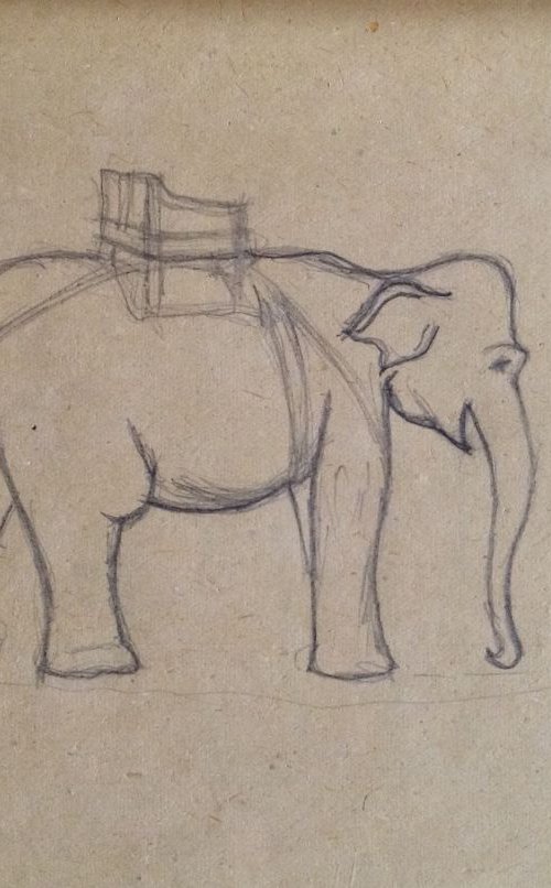 Elephant, Bali 1 by David Lloyd