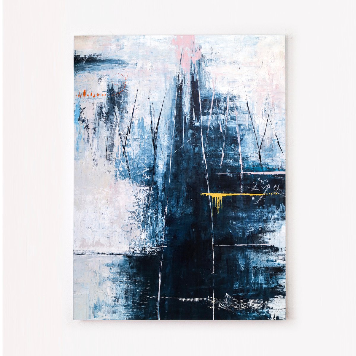 Abstract Painting - If you go to the mountain (Original, 36x48 | 91x121 cm) by Hyunah Kim