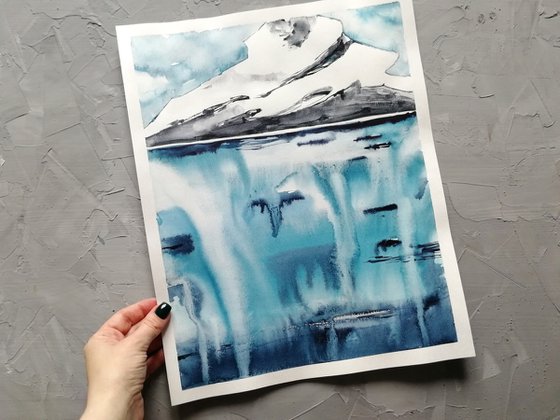 ICEBERG PAINTING/ ANTARCTICA