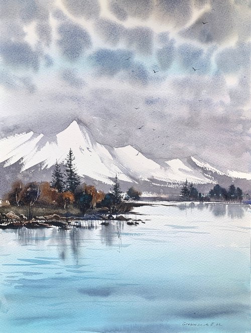Mountain Lake #19 by Eugenia Gorbacheva