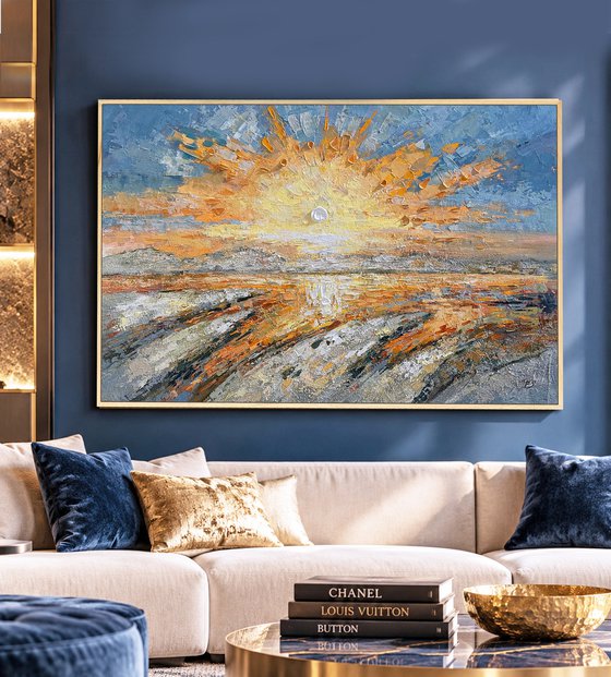 Radiant Gold Sunset