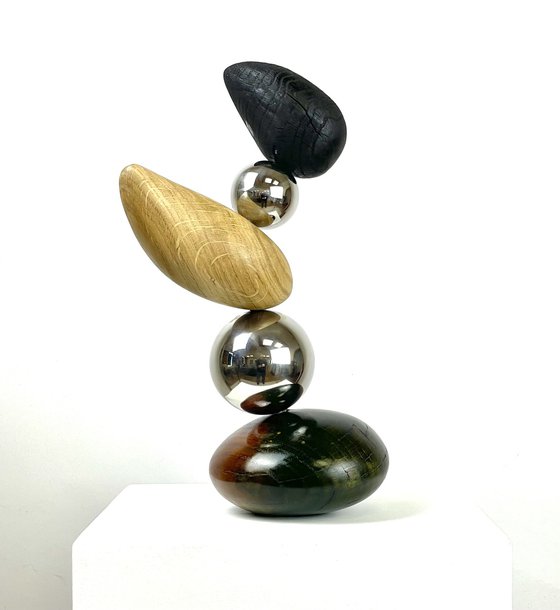 Mixed Media Balance Sculpture 12.3