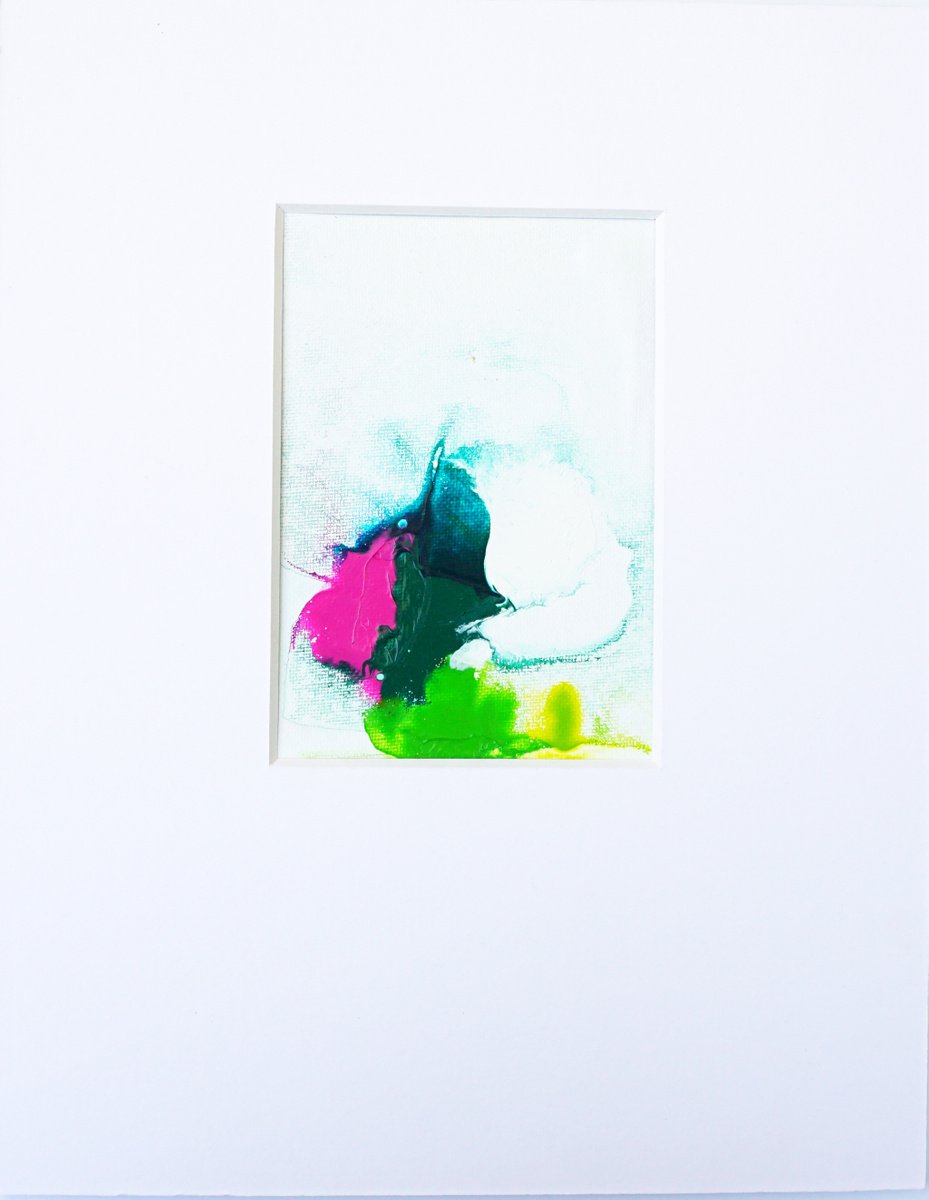 Abstract Acrylic Painting By Jelena B, 11 X 14, In May 21-15, Original Artwork