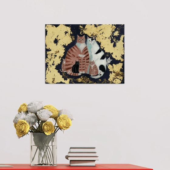 Feline Family portrait