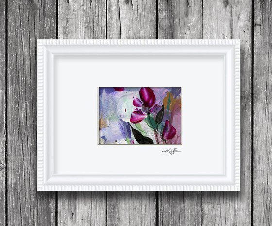 Abstract Floral 2020-20 - Flower Painting by Kathy Morton Stanion