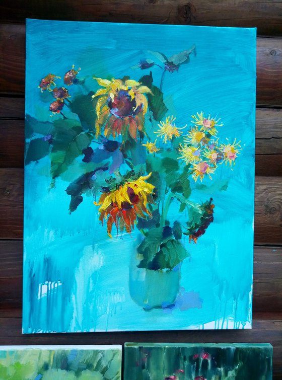 Sunflower.    Sunny day