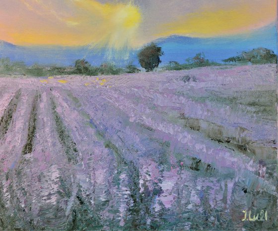 Evening lavender scent