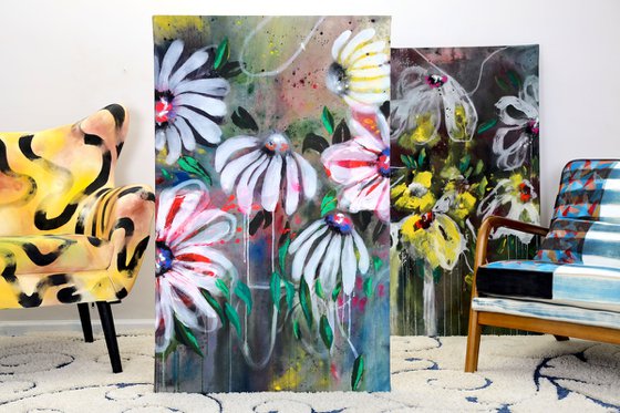 Abstract Floral- Bloom at your own pace