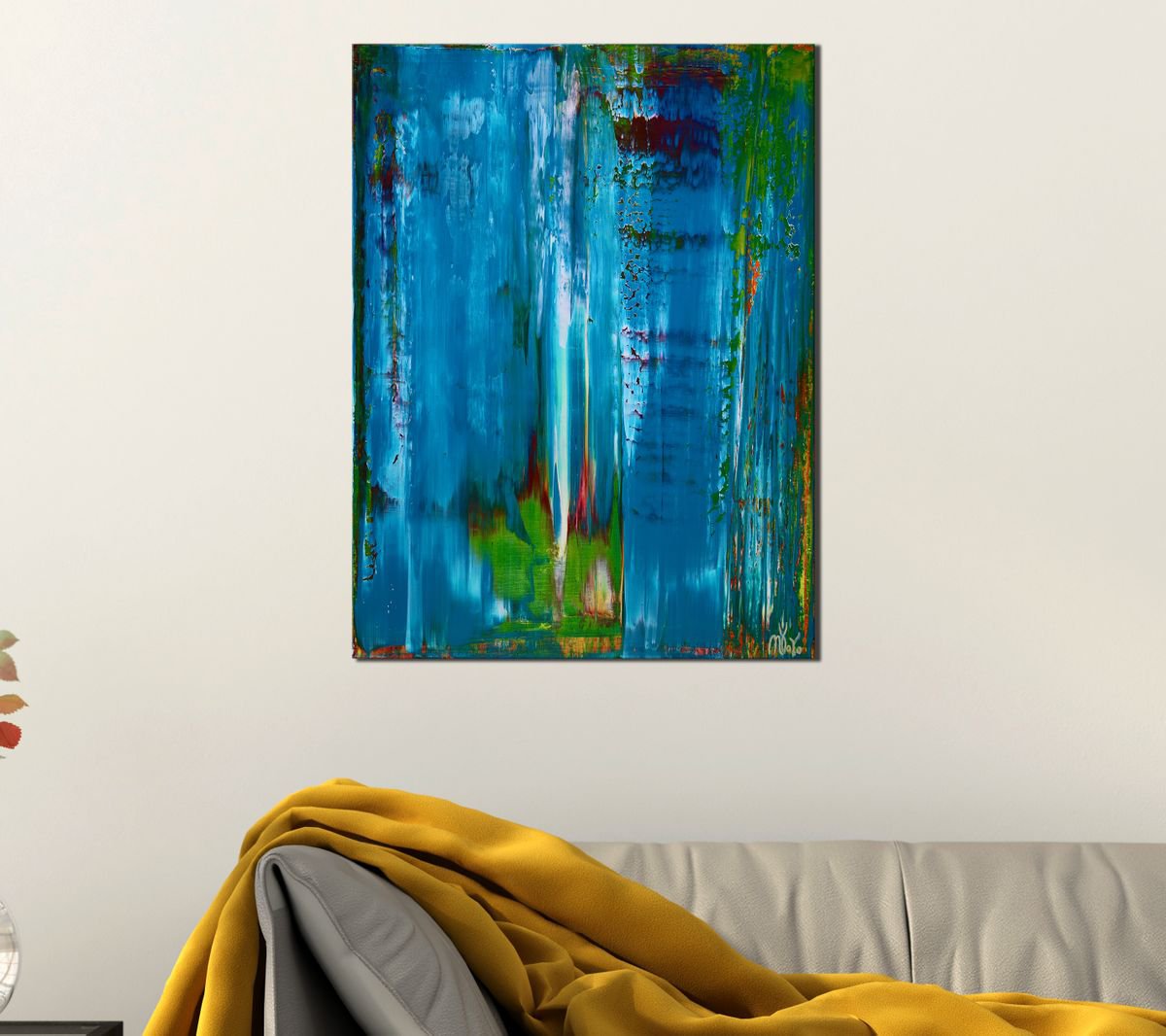 Azul Infinito (Infinite Blue) By Nestor Toro By Nestor Toro, 18 X 24, Artwork For Sale On Artfinder