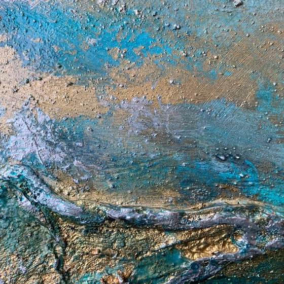 Sculpted Ocean Teals