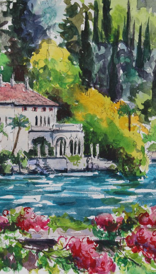 Lake Como Villa by Kristen Olson Stone