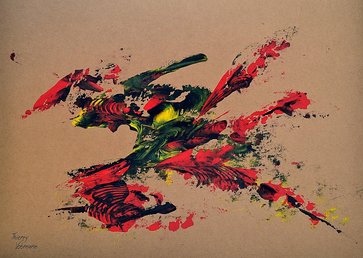 Natural Style 56 By Thierry Vobmann. Abstract ., 17 X 12, Artwork For Sale On Artfinder