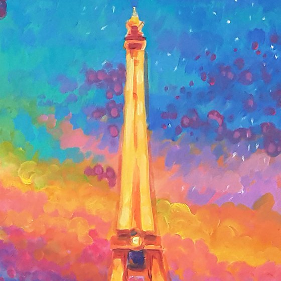Paris Sunset Glow