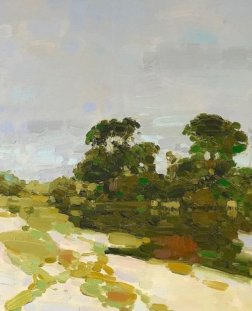 Summer Day, Original oil painting, One of a kind, Signed by Vahe Yeremyan