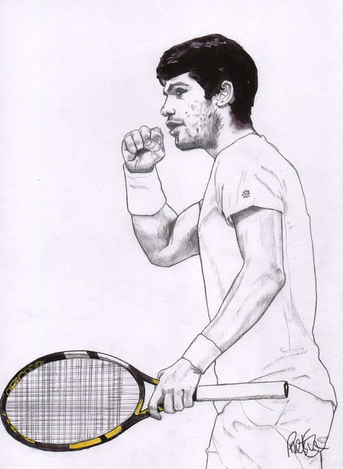 Tennis Carlos Alcaraz by Paul Nelson-Esch