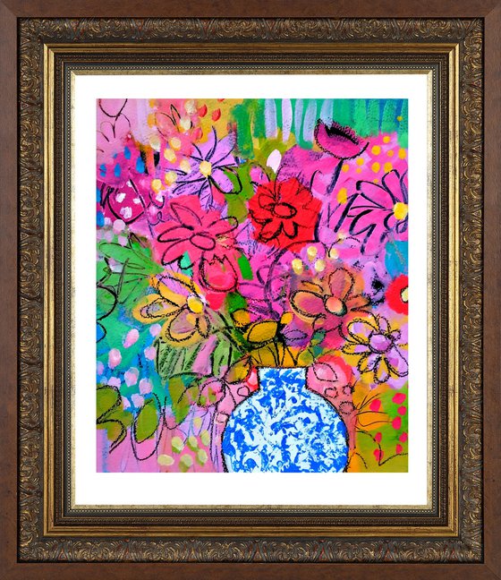 Spring Flowers in a Chinese Vase II