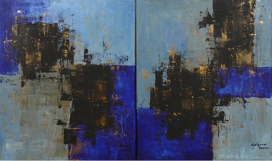 Dream Alone Together  (Diptych, 100x60cm)