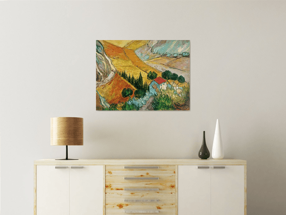 Tuscan Landscape (after Van Gogh)