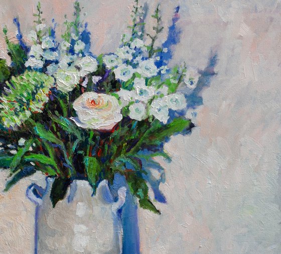 Milky Blue Still Life