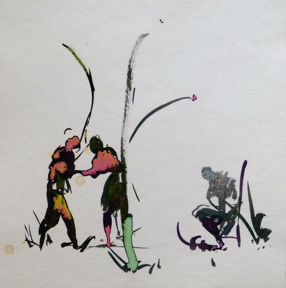 Square Country Drawing #17