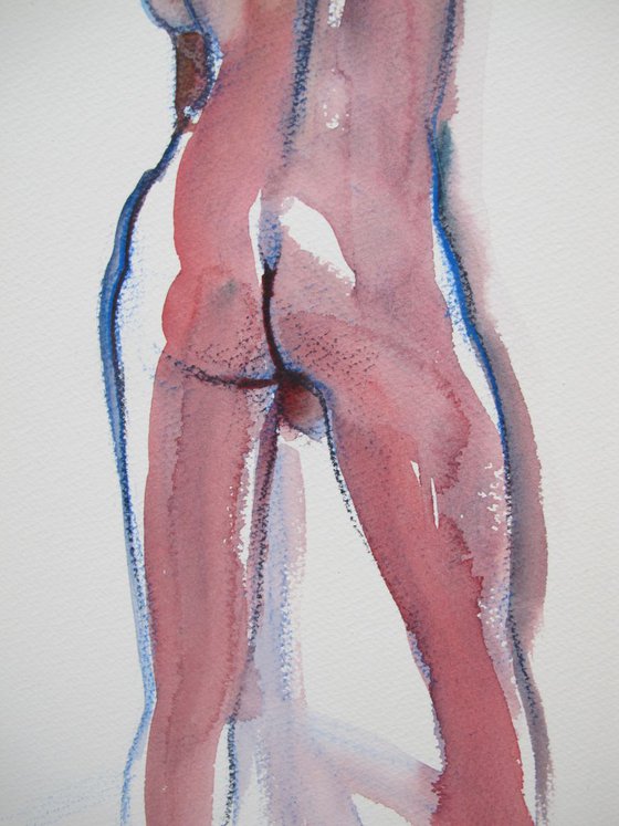 Standing male nude