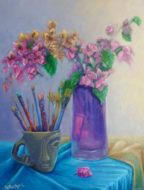 Artist's bouquet by Olga Tretyak