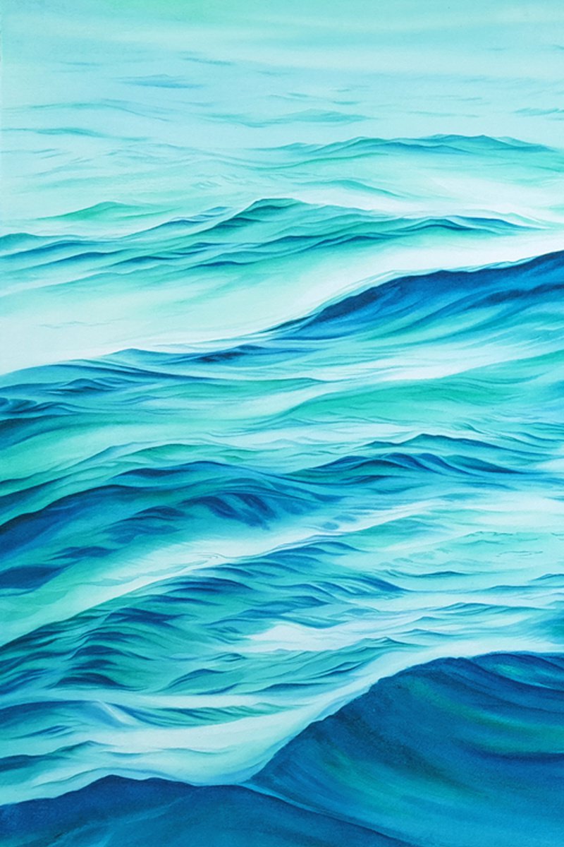 Tropical seascape and waves #2 by Svetlana Lileeva