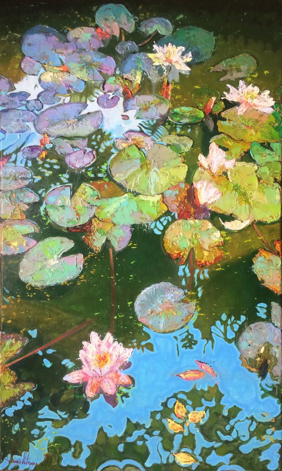 Water lilies.