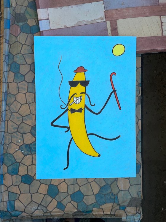 Gentleman Banana dancing