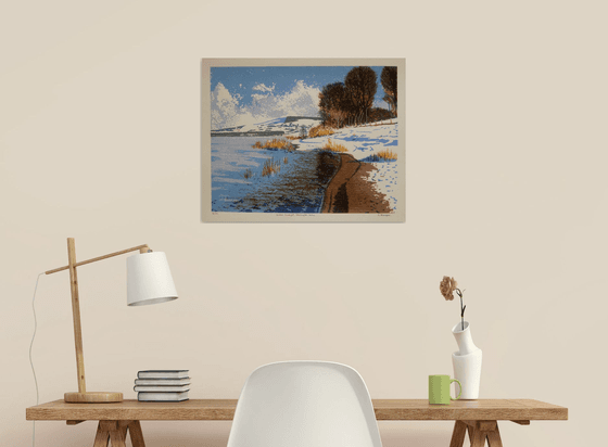 Winter sunrise, Blessington Lake