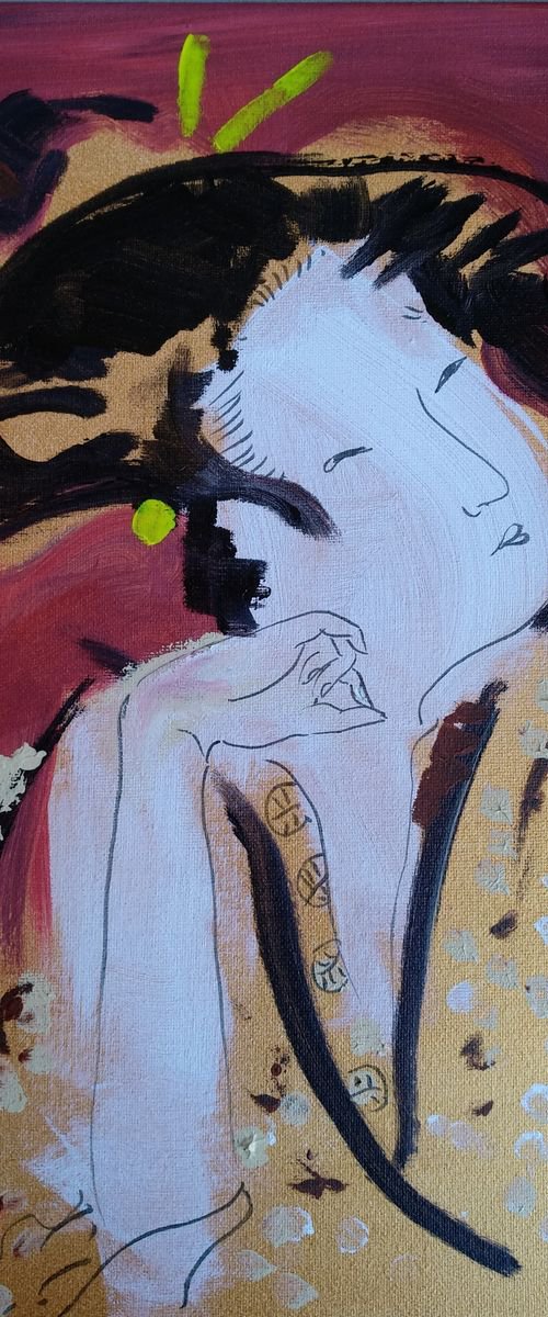 Little gheisa 7 by Marina Del Pozo