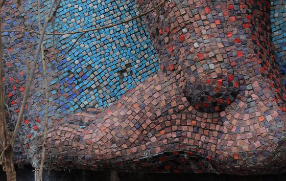 #28. Pripyat wall mosaic 1 - XL size