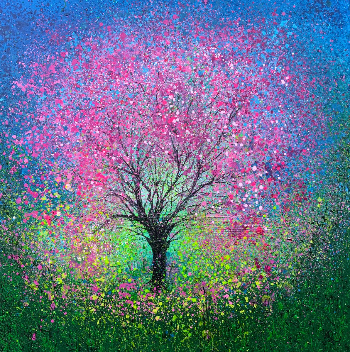 Vibrant Blossom Tree by Jan Rogers