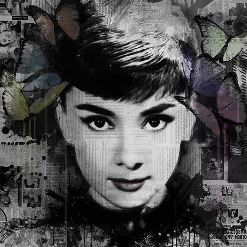 Audrey Hepburn - Ghost by Veebee .