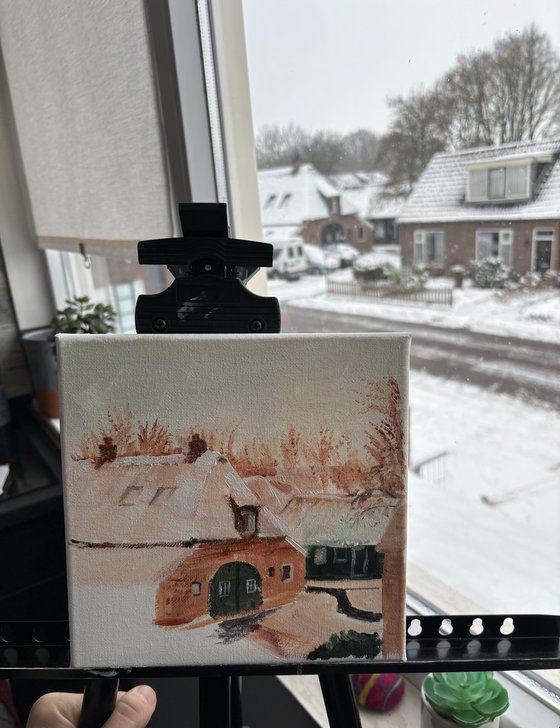 Winter view in Dalen