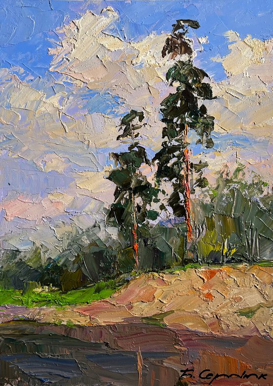 Sand Cliff by the River