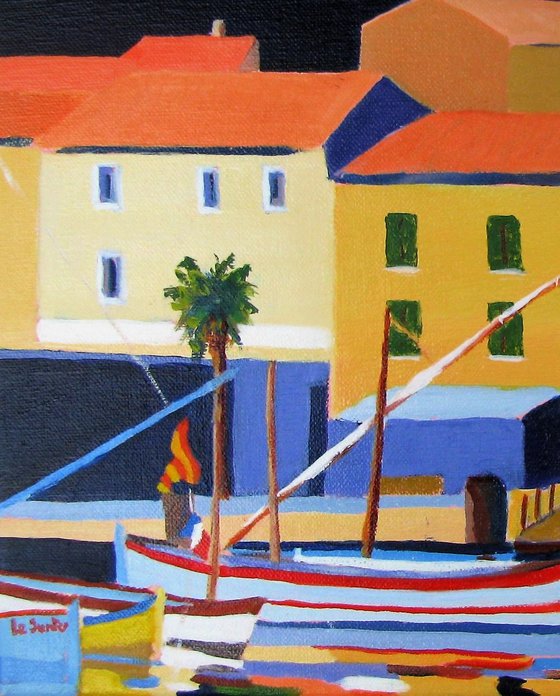 a little harbor in Provence