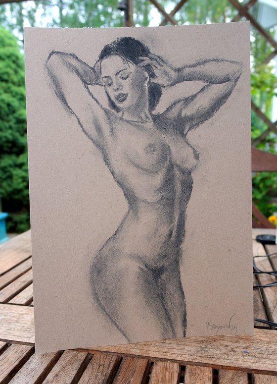 Female Figure 52 Charcoal