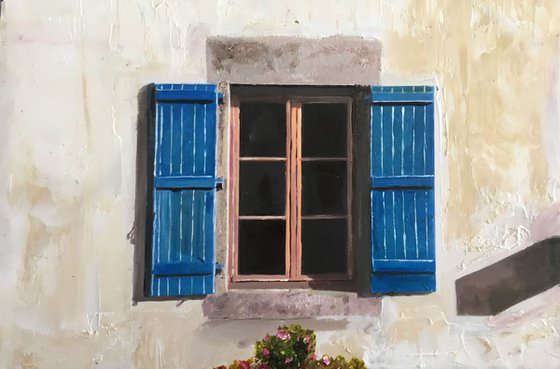 White Walls, Blue Shutters