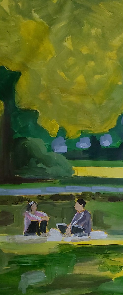 In the Park by Svitlana Brazhnikova