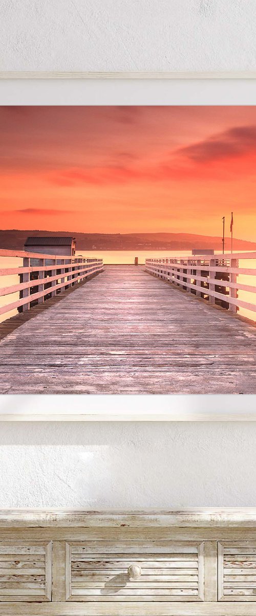 Blairmore Pier, Scotland by Lynne Douglas