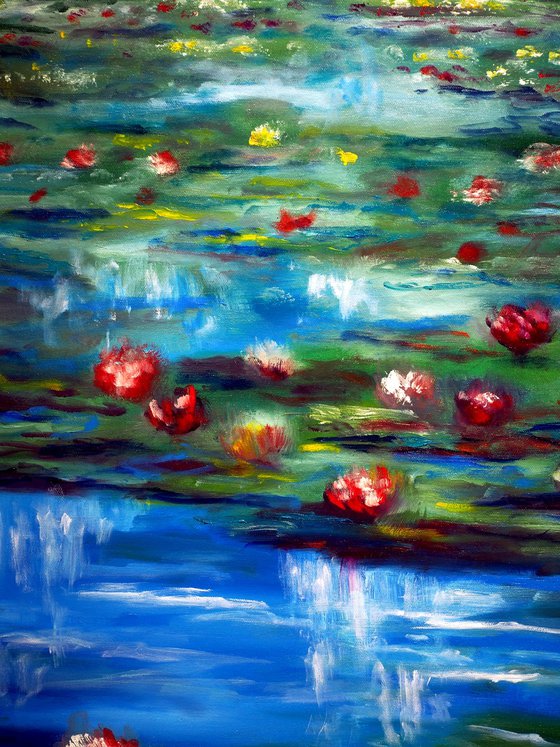 Monet Garden Water Lilies
