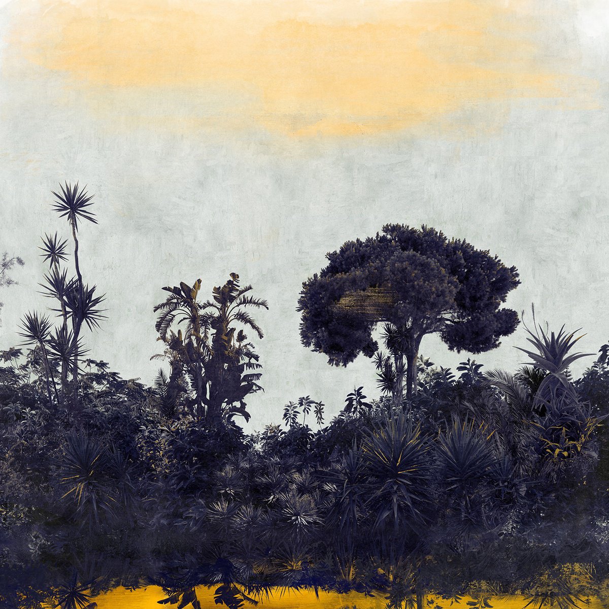 Impressionistic Landscape Photograph By Nadia Attura, 28 X 28", Zante, Original Artwork