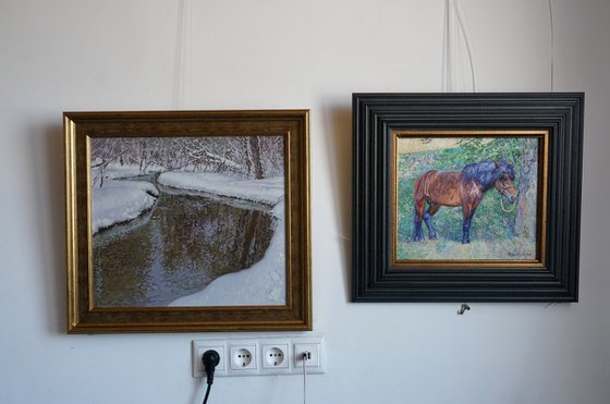 The Churilikha River flows