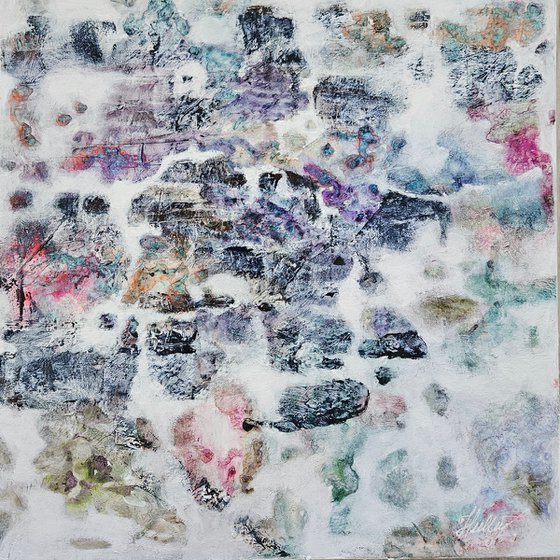 Interwoven Field Abstract Painting