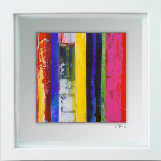 Feedback #27 -  Framed ready to hang original abstract