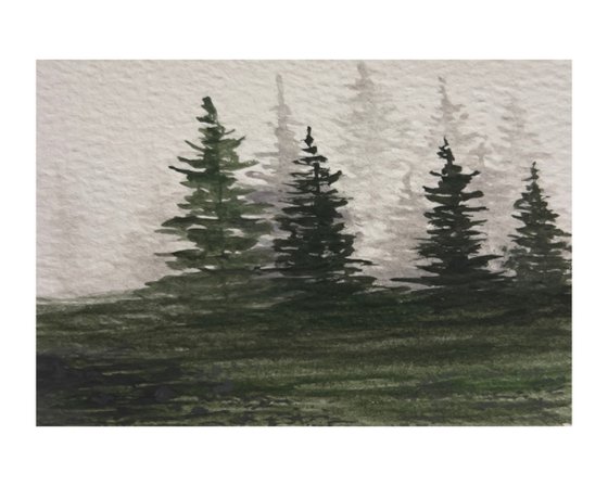 Waldlandschaft Part V - Miniature Art