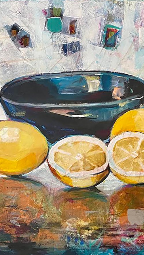 Still Life with Lemons by Suzana Bulatovic