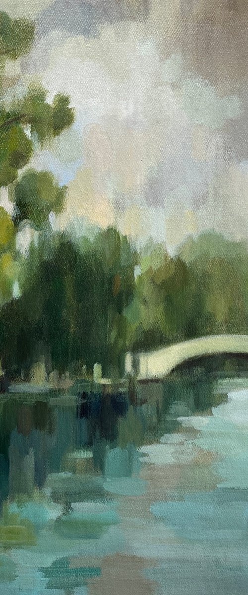 Willows by the Bridge by Silvia Vassileva