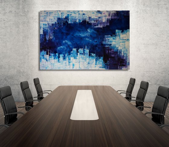 The Big Blue Beyond (150 x 100 cm) XXXL (60 x 40 inches)